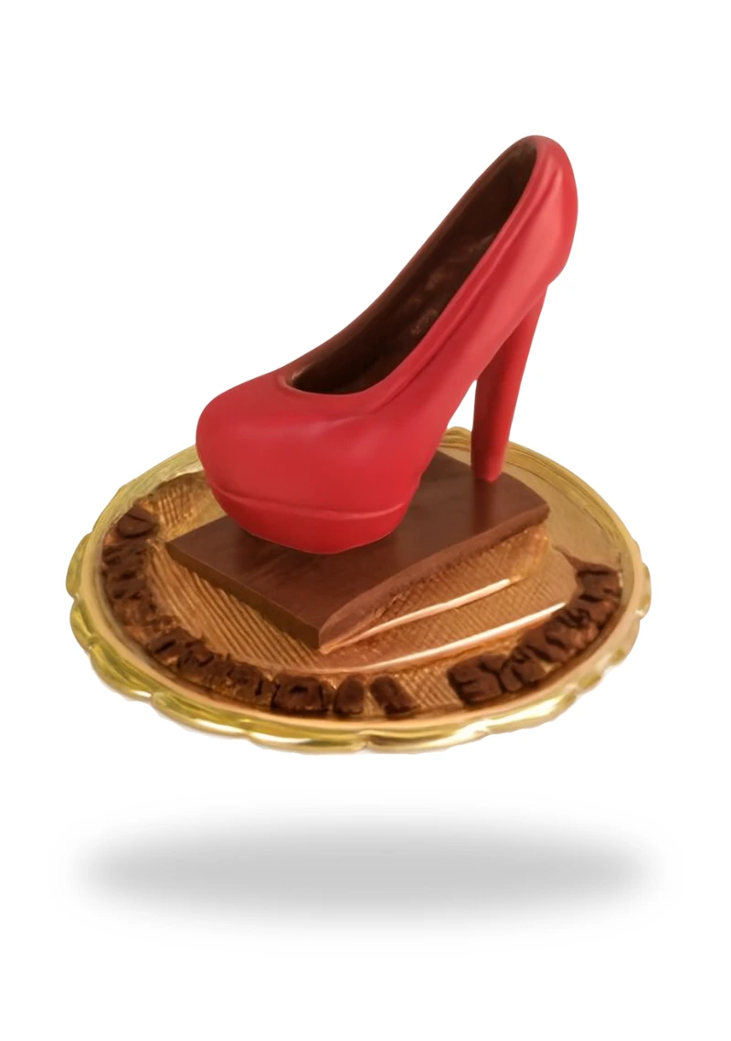 Shoe chocolate
